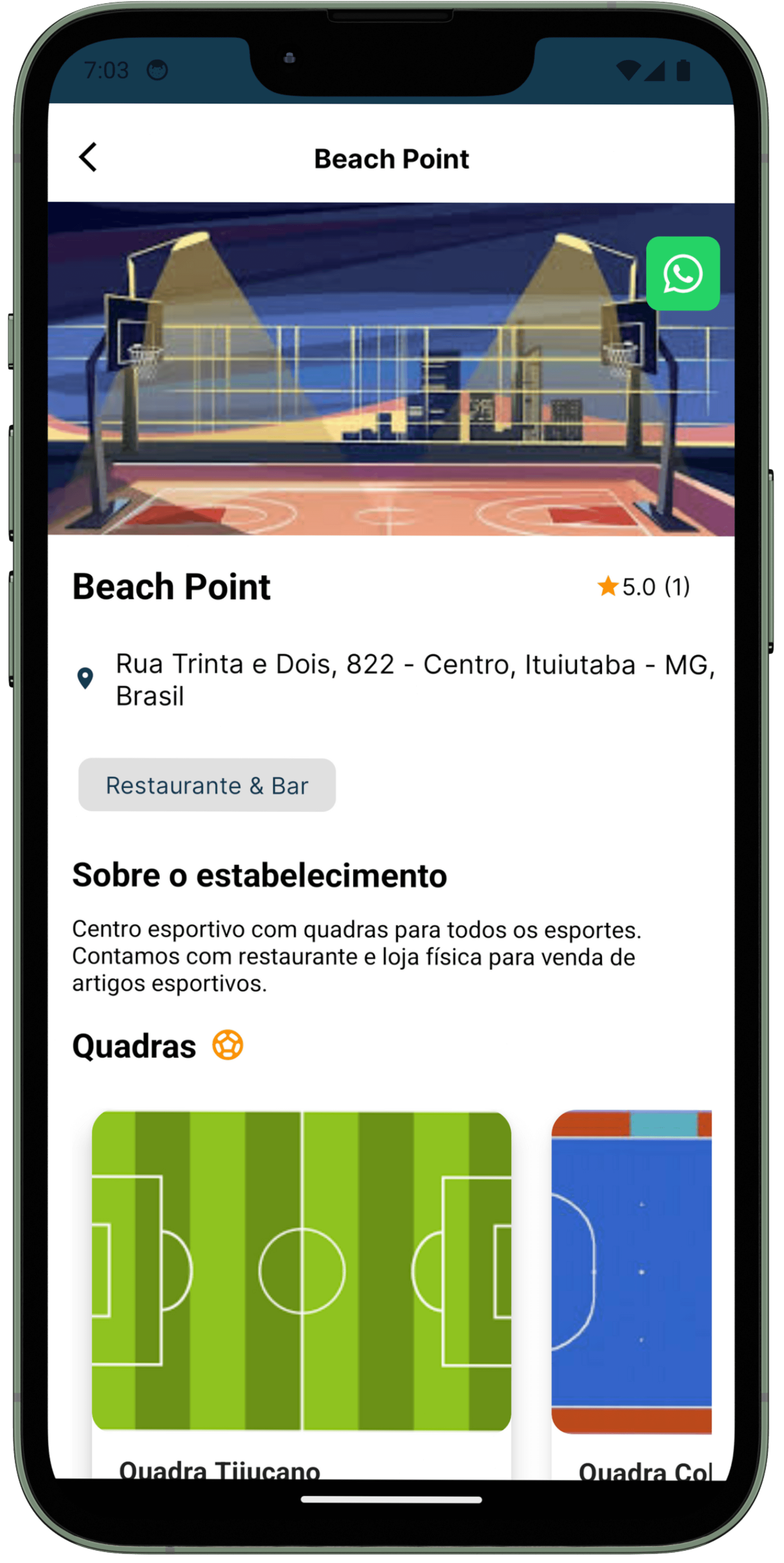 Ilustração do App Esporte Fácil